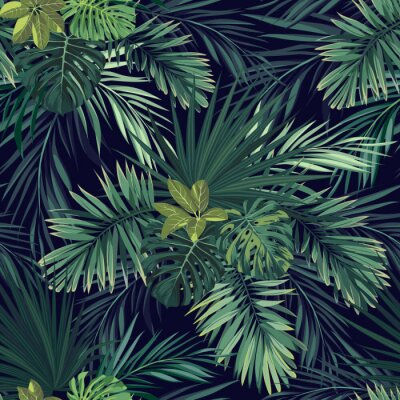 Papier peint  Tropicals sous forme de feuilles