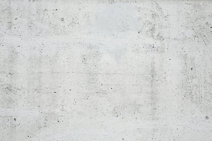 Papier peint  Trous dans du béton blanc