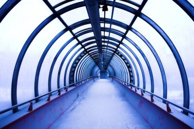 Tunnel arceaux bleu marine