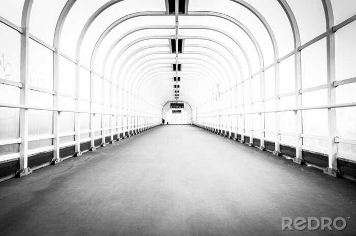 Papier peint  Tunnel clair version minimaliste