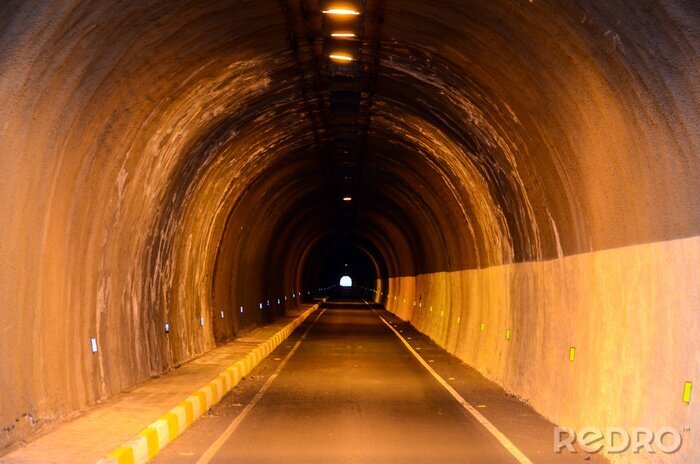 Papier peint  Tunnel de périphérie sombre