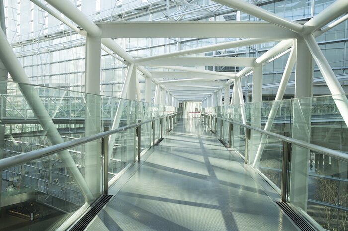 Papier peint  Tunnel design urbain