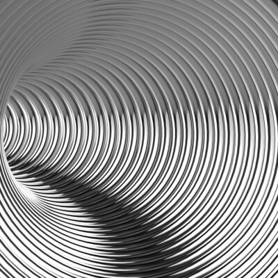 Papier peint  Tunnel étincelant en spirale