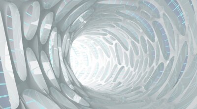 Papier peint  Tunnel géométrique abstrait