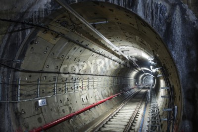 Papier peint  Tunnel souterrain moderne