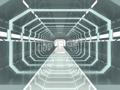 Papier peint  Tunnel style science-fiction