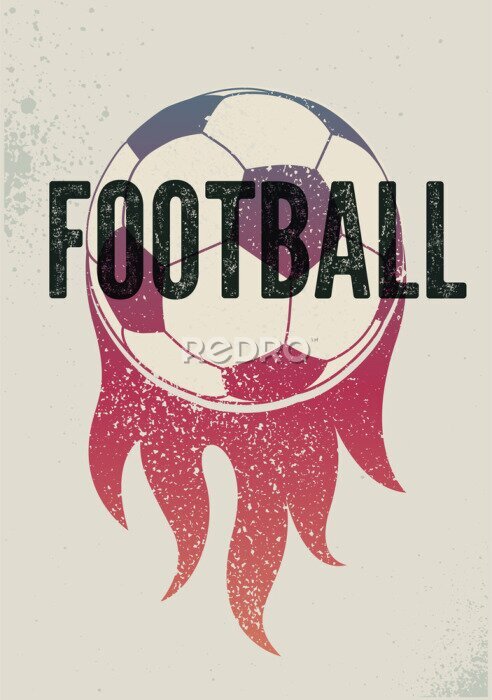 Papier peint  Typographie de football