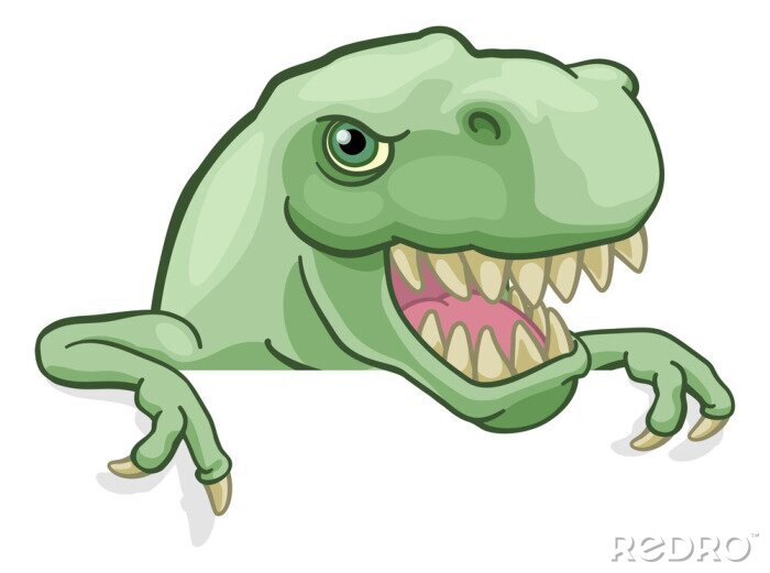 Papier peint  Un dangereux dinosaure à quatre griffes