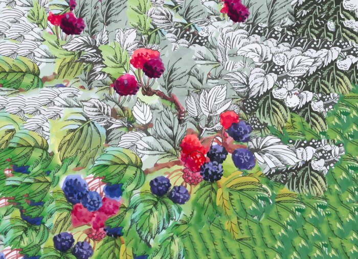 Papier peint  Un doux bosquet