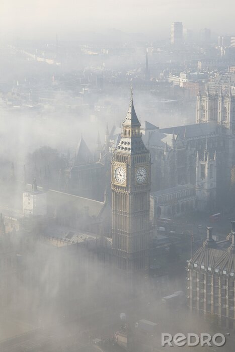 Papier peint  Un épais brouillard frappe Londres