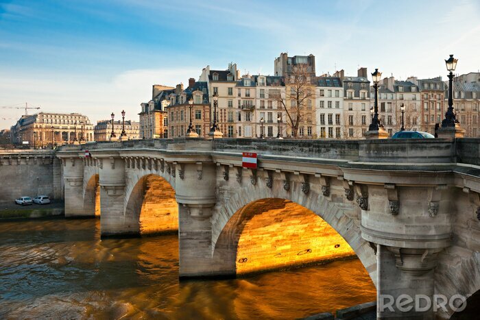 Papier peint  Un pont parisien