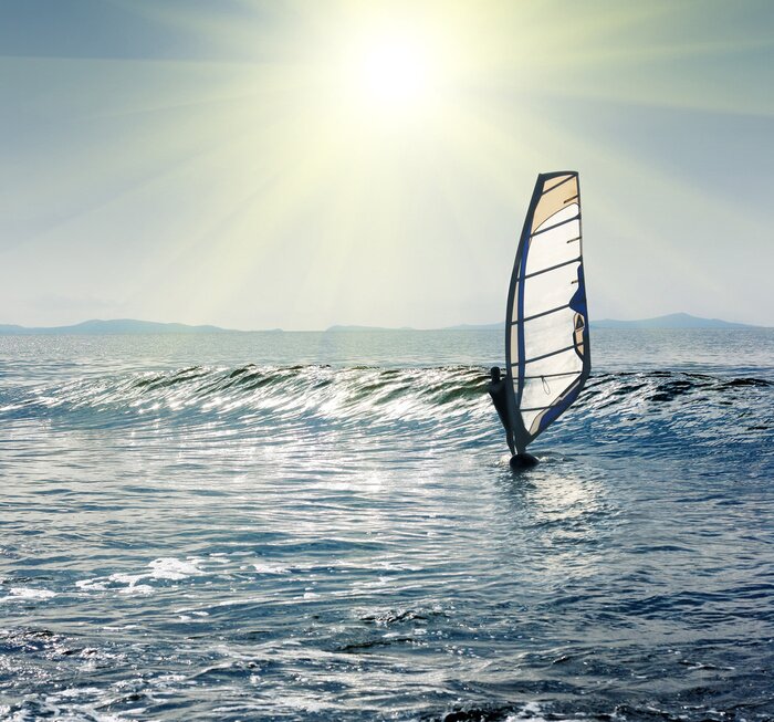 Papier peint  Un sportif sous le soleil