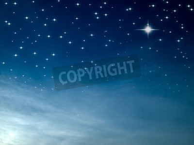 Papier peint  Une étoile brillante