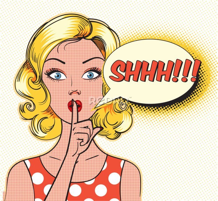 Papier peint  Une femme dans un style pop art Style