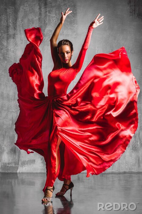 Papier peint  Une femme qui danse le tango