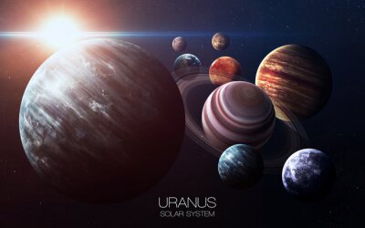 Papier peint  Uranus dans le système solaire