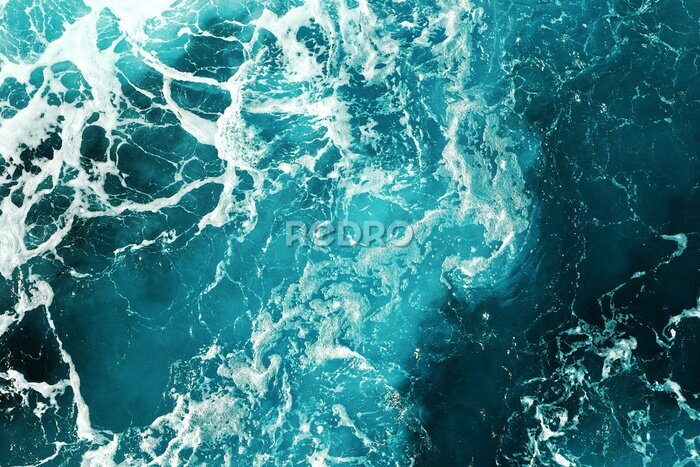 Papier peint  Vagues de mer transparentes