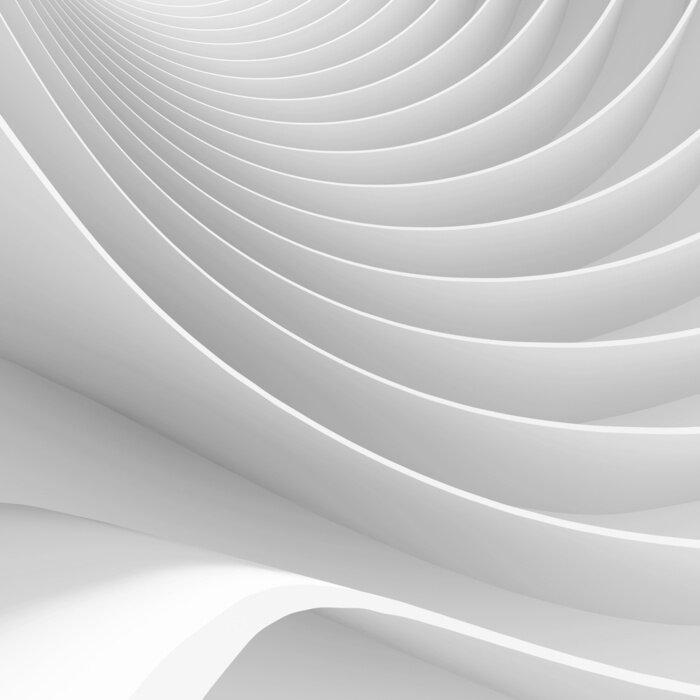 Papier peint  Vagues et effet de profondeur