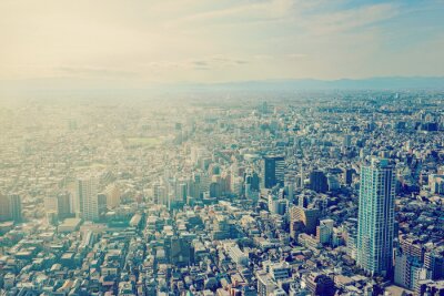 Papier peint  Vaste panorama de Tokyo