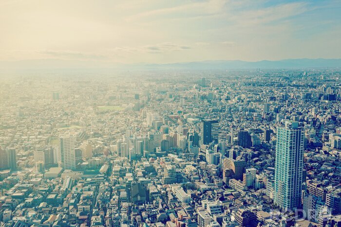 Papier peint  Vaste panorama de Tokyo