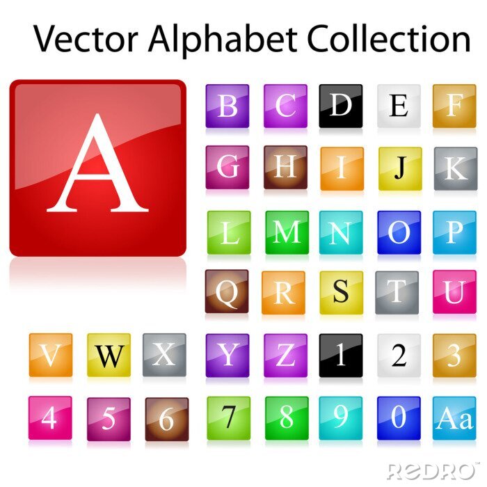 Papier peint  Vecteur Alphabet Collection