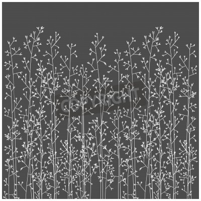 Papier peint  Vector nature herb