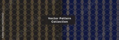 Papier peint  Vector seamless pattern of luxury tropical leaves with plumeria, strelitzia and hibiscus flowers on black background