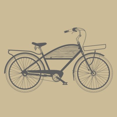 Papier peint  Vélo classique vintage