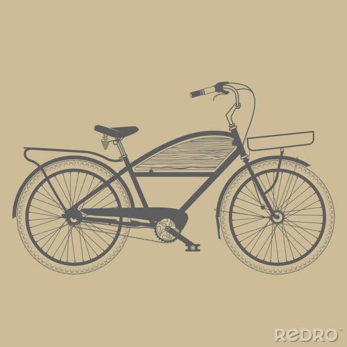 Papier peint  Vélo classique vintage