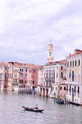 Venise dans les tons roses