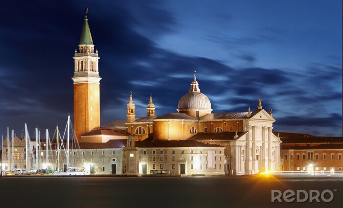 Papier peint  Venise et architecture illuminée