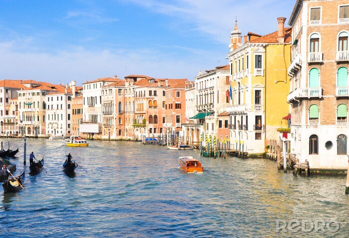 Papier peint  Venise et son architecture colorée
