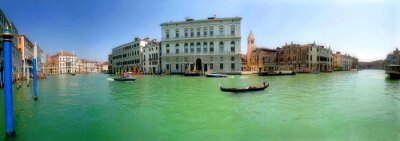 Venise. Grand Canal (panorama).