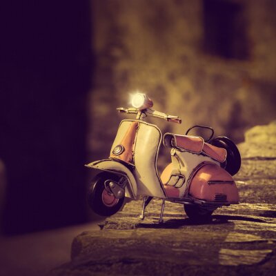 Papier peint  Vespa miniature
