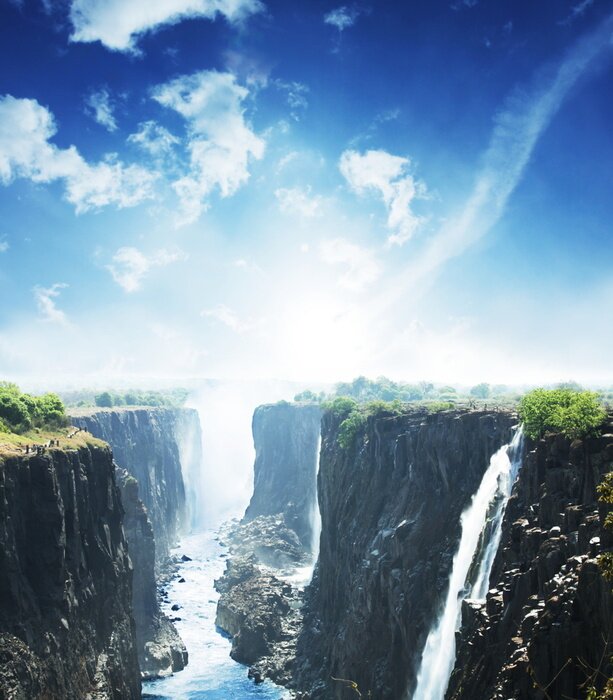 Papier peint  Victoria Falls 3D