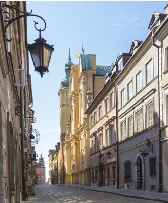 Papier peint  Vieille ville à Varsovie journée ensoleillée