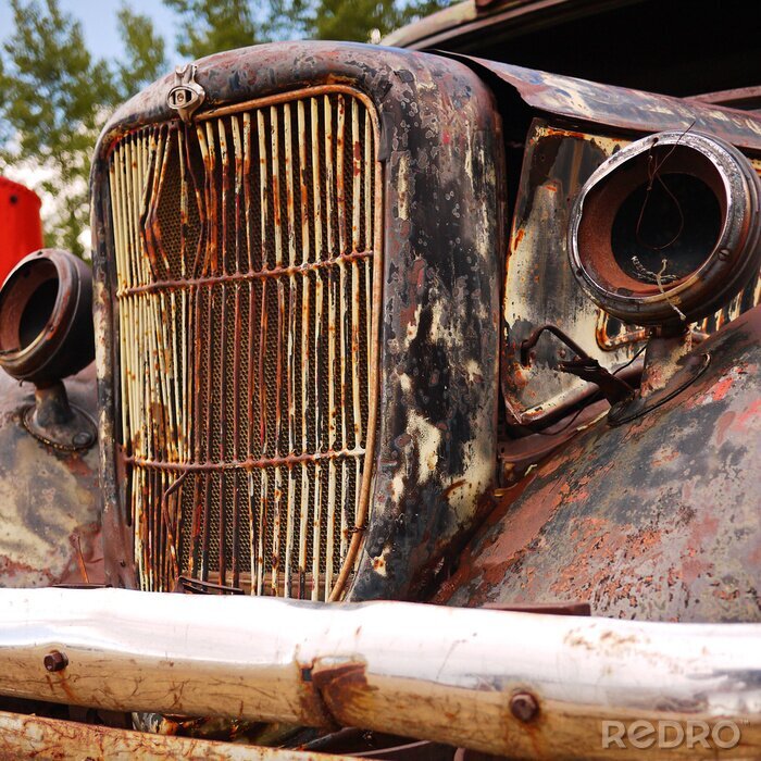 Papier peint  Vieille voiture (schrott)