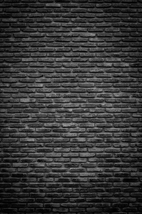 Papier peint  Vieilles briques noires