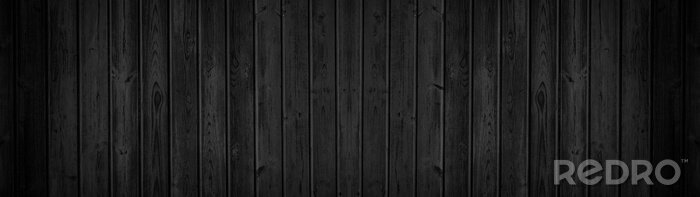 Papier peint  Vieilles planches verticales noires en bois