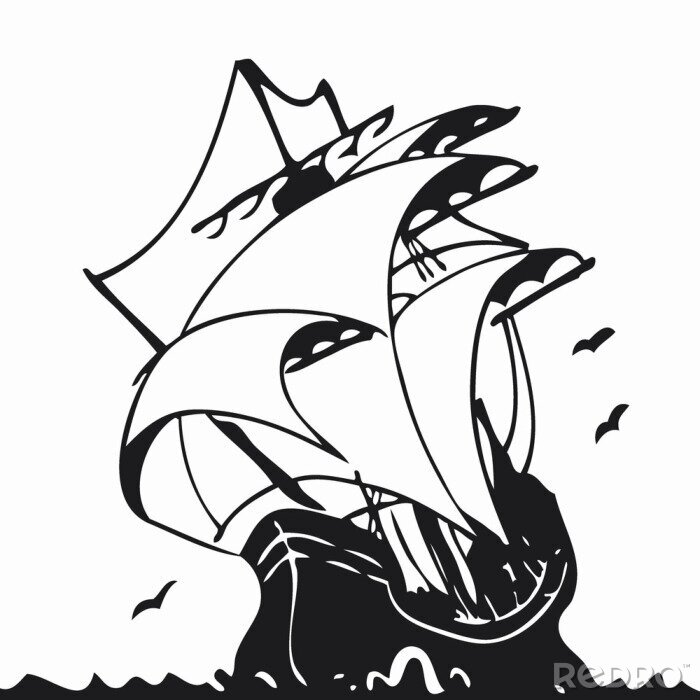 Papier peint  Vieux bateau 2