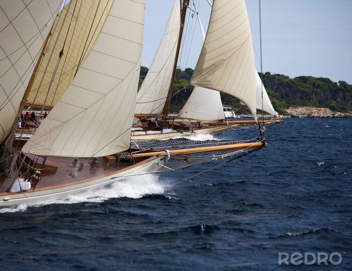 Papier peint  Vieux bateau à voile