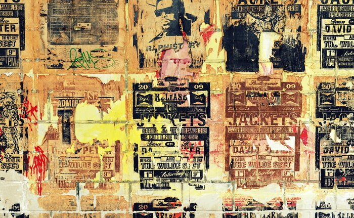 Papier peint  Vieux graphiques hip-hop