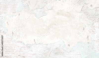 Papier peint  Vieux mur de briques avec des fissures