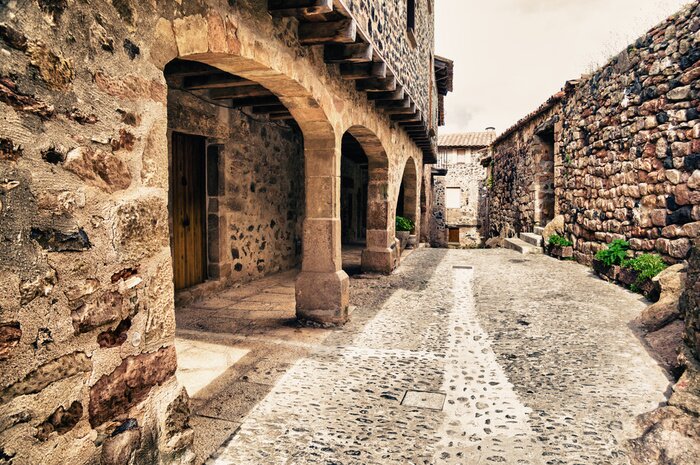 Papier peint  Vieux murs et colonnes