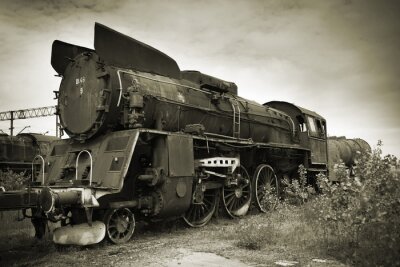 Papier peint  Vieux train à vapeur locomotive