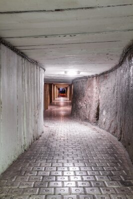 Papier peint  Vieux tunnel long