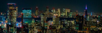 Ville de Tokyo la nuit
