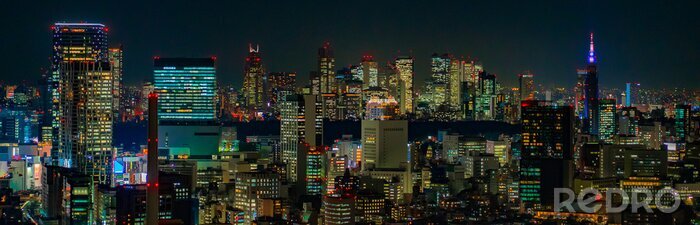 Papier peint  Ville de Tokyo la nuit