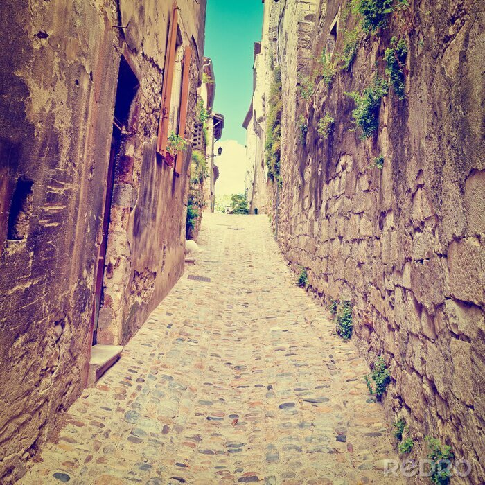 Papier peint  Ville en pierre rétro