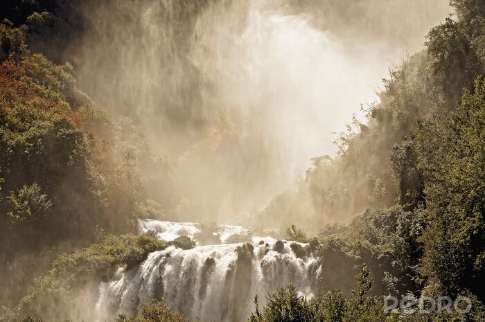 Papier peint  Vintage 3D waterfall